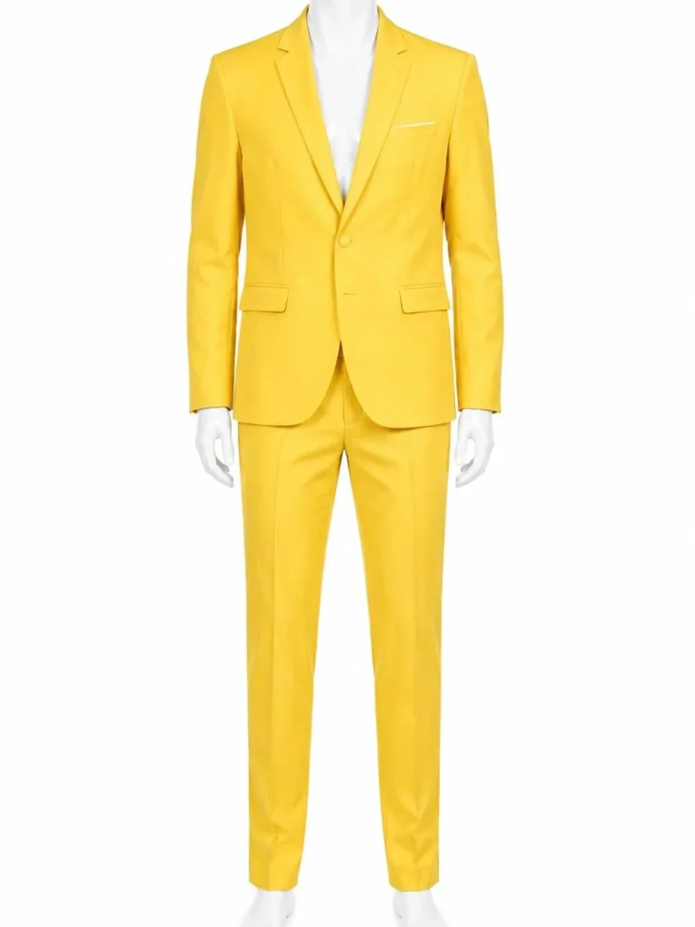 YFFUSHI Gold / Yellow 2 Piece Suit - Blazer and Slacks - EUC ~XL READ